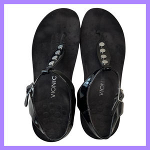 Vionic Slingback Black Sandals (US Size 11)